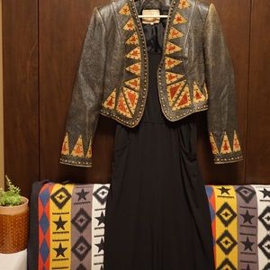 Incredible Vintage Leather Western Jacket